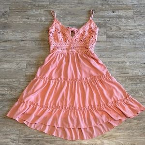 Light pink, fun, dress!